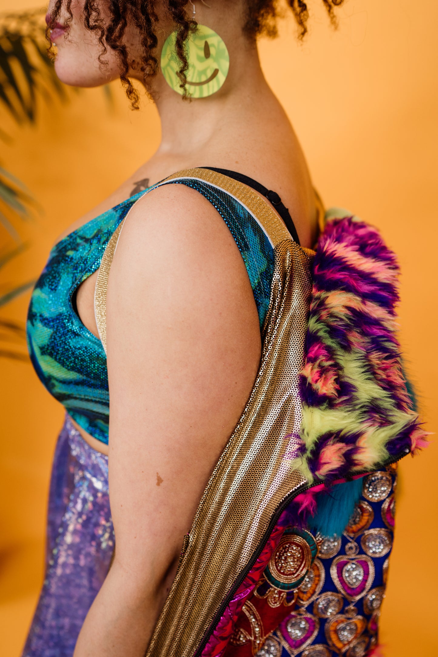 Shangri La Patchwork Bomber Jacket