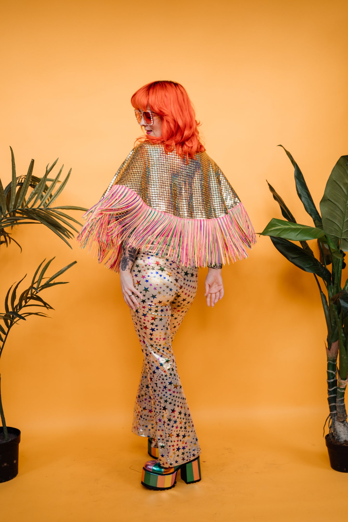 * Flares in Gold Rainbow Star