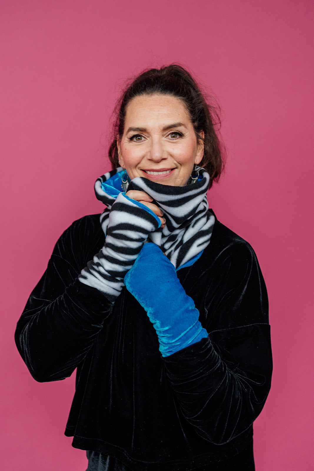 Reversible Hand Warmers in Zebra