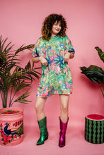 Load image into Gallery viewer, T Shirt Dress in Smile the Pain Away Print