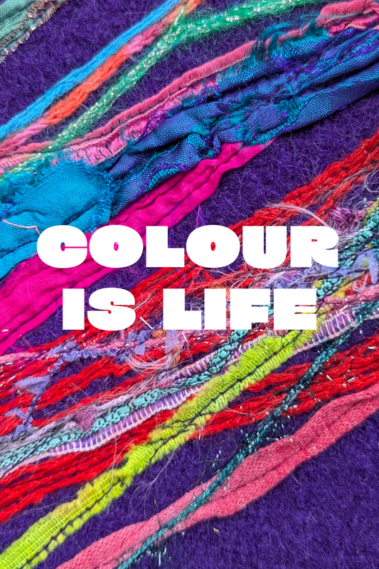 Greetings Card - Colour is Life
