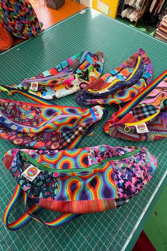 Zero Waste Patchwork Cross Body Bag