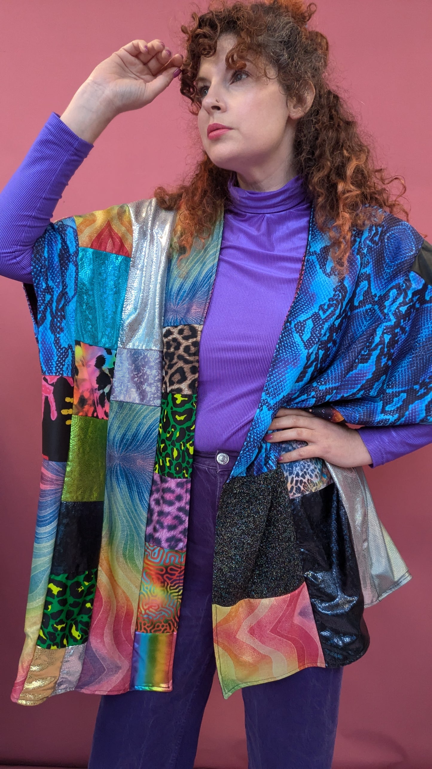 Zero Waste Patchwork Reversible Kimono