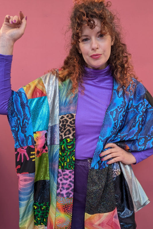 Zero Waste Patchwork Reversible Kimono