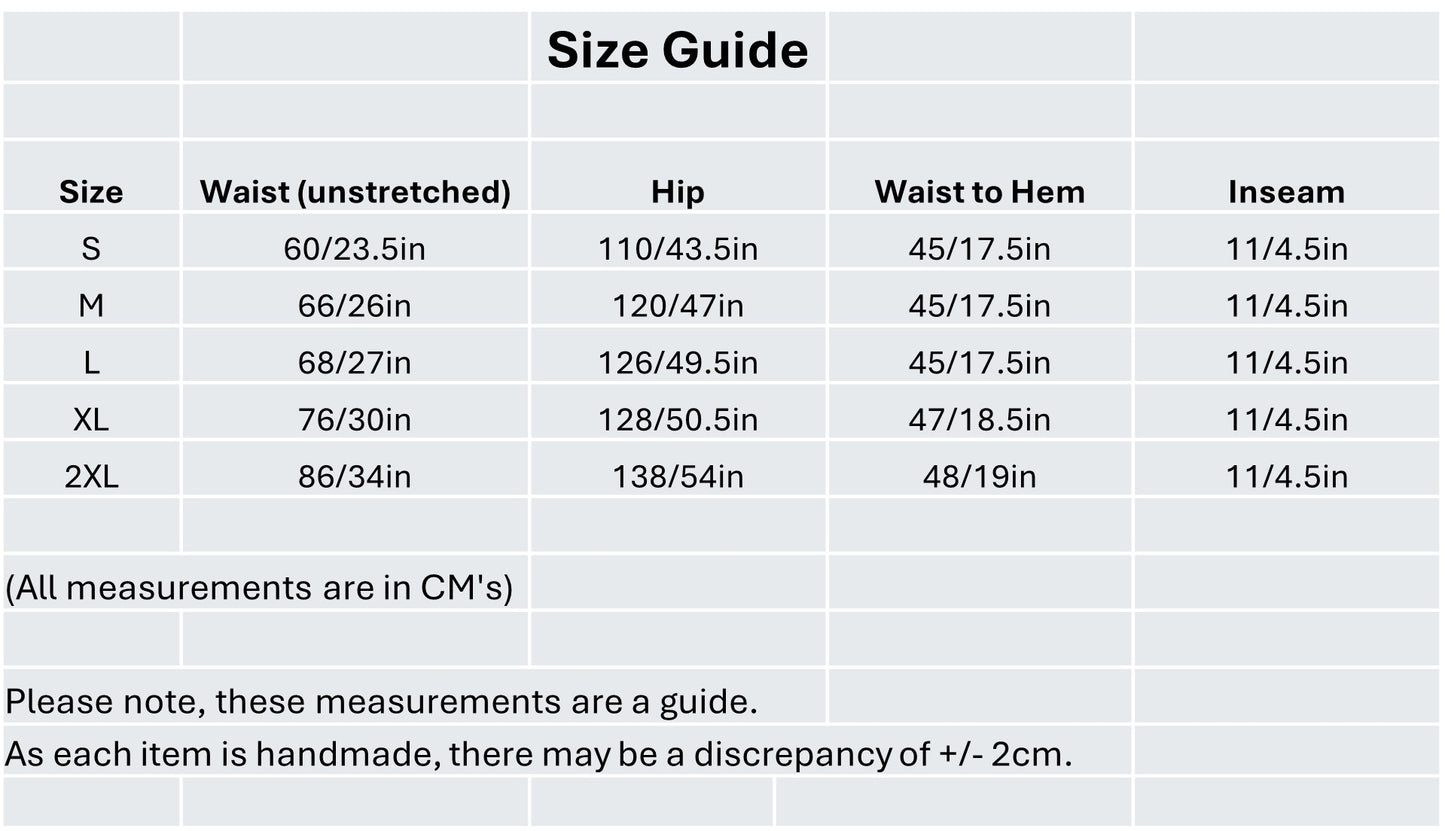 Towelling Shorts in Aqua Shapes