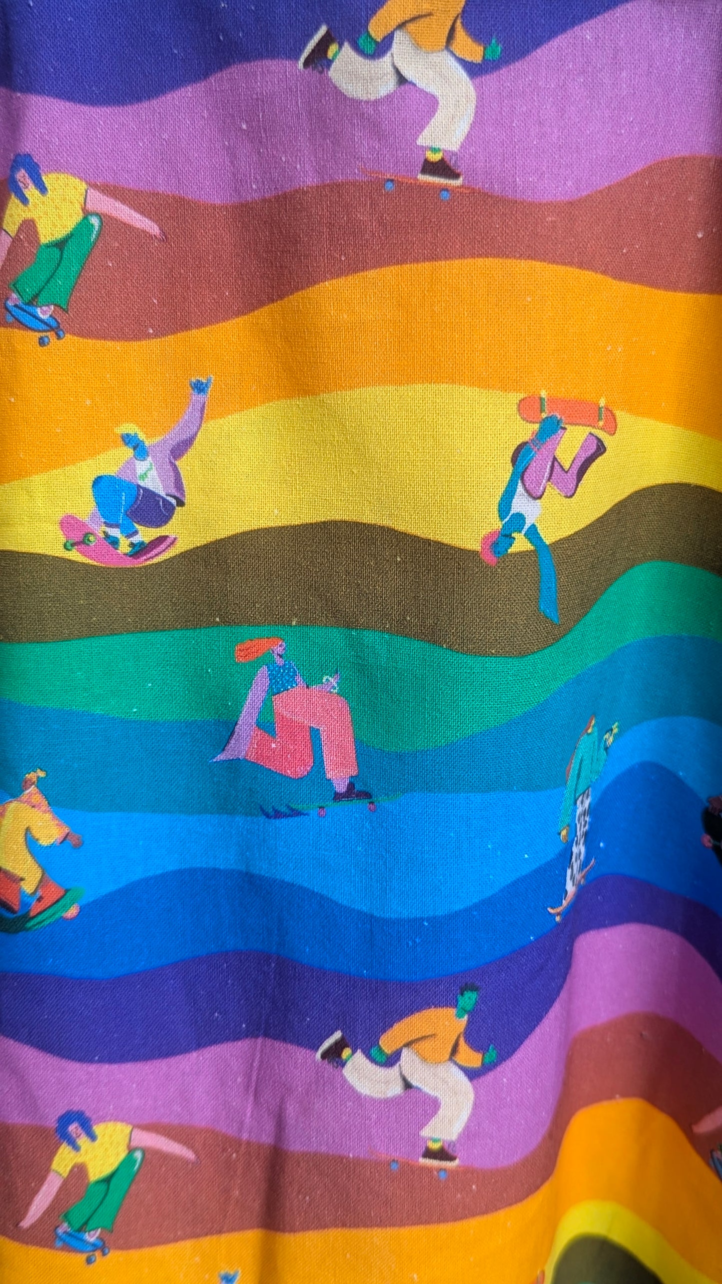 Ruffle Sleeve Shift Top in Rainbow Critters + 3 Colours