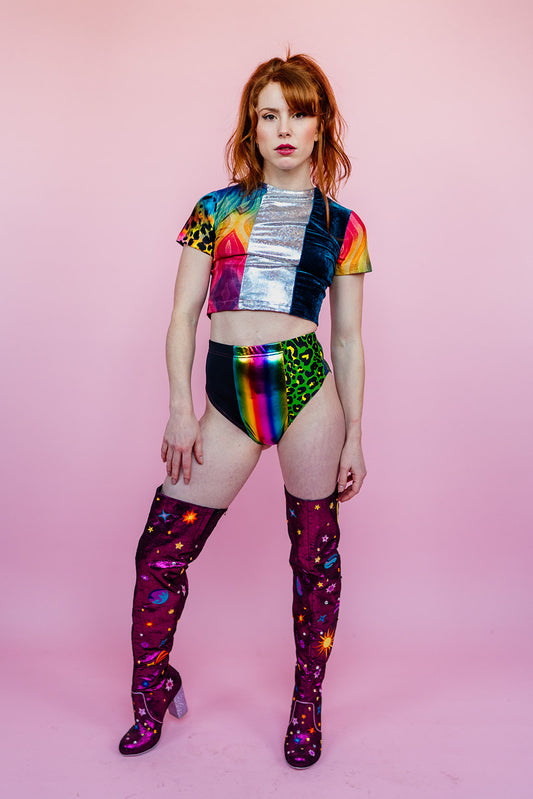 Zero Waste Lycra High Cut Bottoms