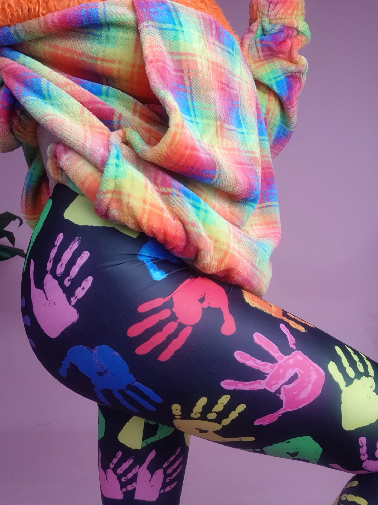 Leggings in Hands Print