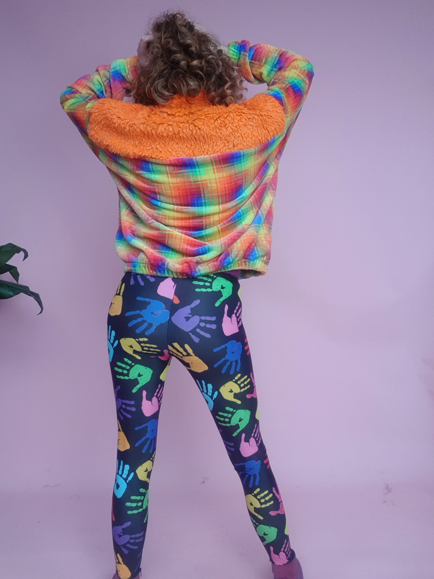 Leggings in Hands Print