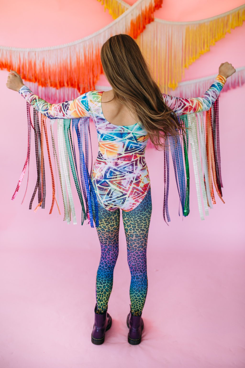 Bodysuit- Sequin Fringe - Bodysuits - Megan Crook