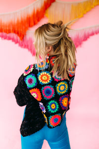 Pattern - Crochet Starburst Back Cardigan