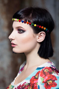 Pom Pom Headband - Accessories - Megan Crook