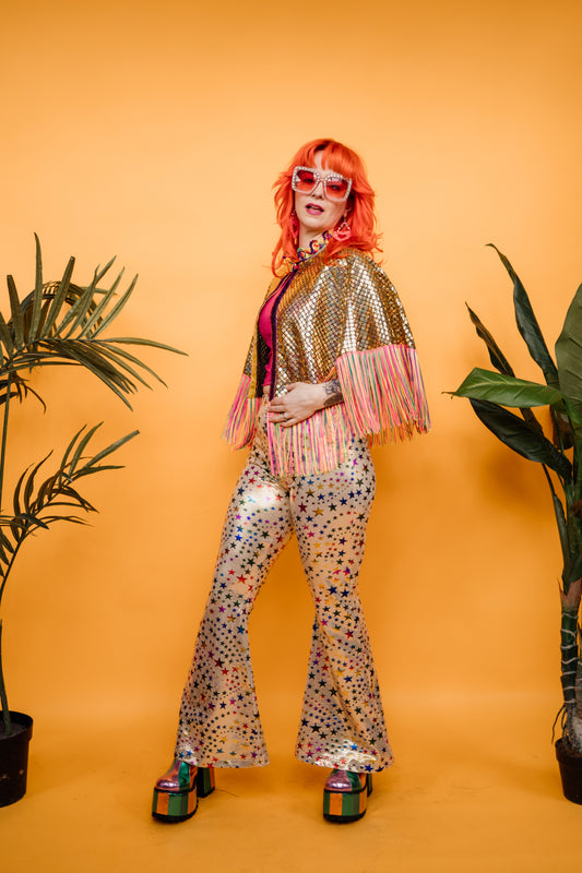 * Flares in Gold Rainbow Star