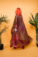 Load image into Gallery viewer, Disco Kaftan in Sheer Copper Snake