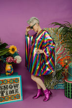 Load image into Gallery viewer, Short Disco Kaftan in Rainbow Foil