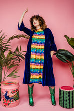 Load image into Gallery viewer, Smock Dress in Rainbow Skaters