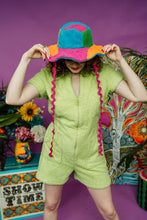 Load image into Gallery viewer, Towelling Safari Sun Hat in Patchwork