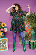 Load image into Gallery viewer, Mini Smock Dress in Galaxy Needlecord