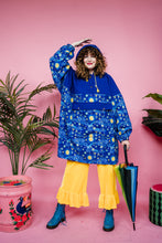 Load image into Gallery viewer, Rain Poncho in Starry Night Print