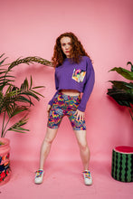 Load image into Gallery viewer, Cotton Bike Shorts in Rainbow Drip
