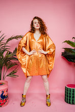 Load image into Gallery viewer, Disco Kaftan in Orange Holographic
