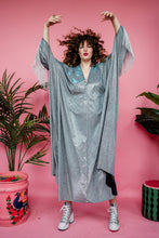 Load image into Gallery viewer, Disco Kaftan in Silver Shimmer