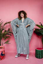 Load image into Gallery viewer, Disco Kaftan in Silver Shimmer