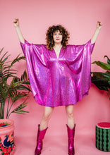 Load image into Gallery viewer, Disco Kaftan in Pink Holographic