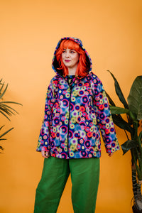 Rain Coat in Rainbow Circle