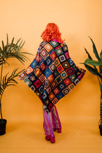 Load image into Gallery viewer, Poncho in Crochet Fleece