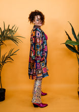 Load image into Gallery viewer, Kimono Jacket in Crochet Fleece