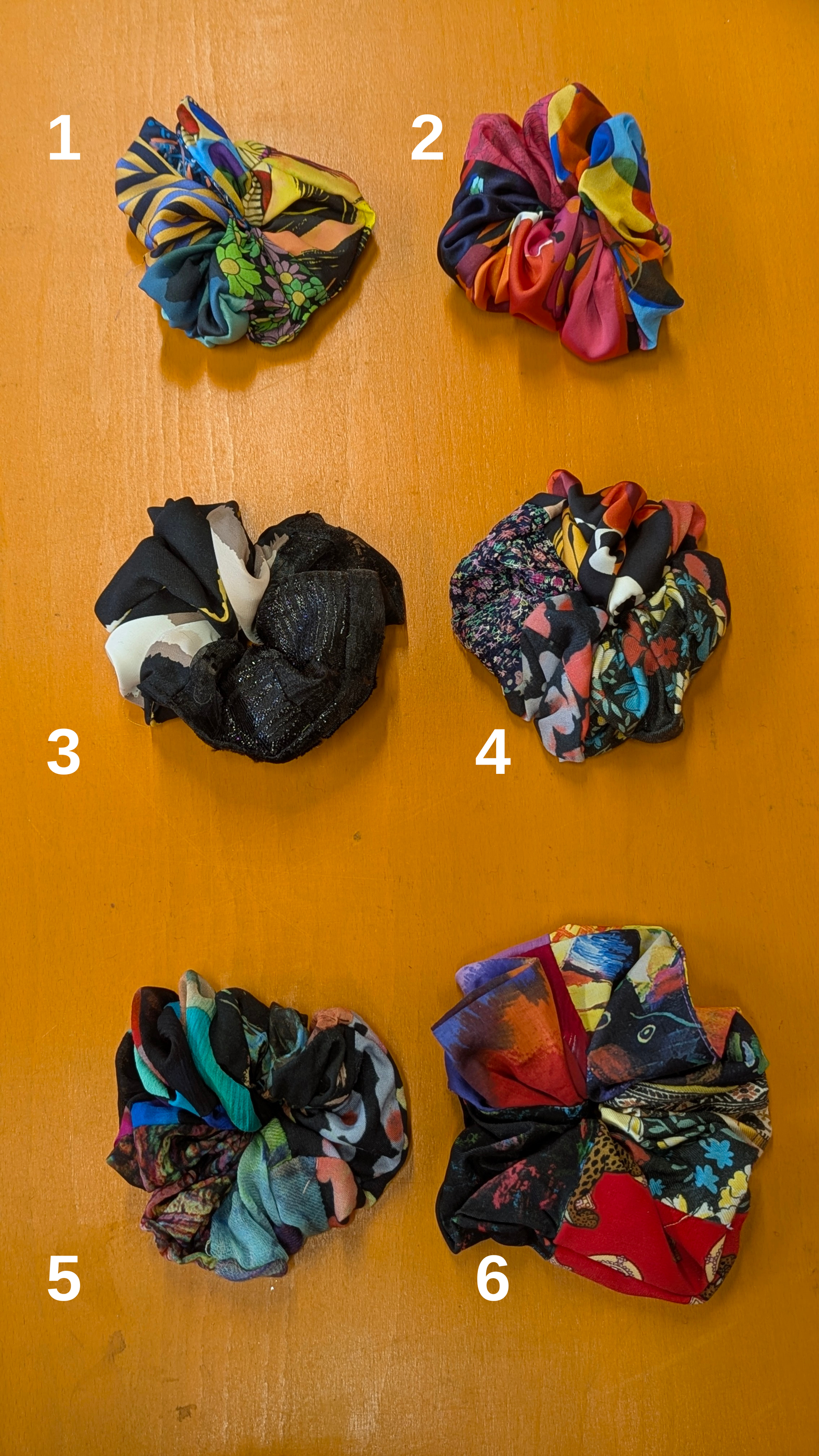Patchwork Hair Scrunchie - 16 Colourways - Megan Crook