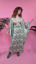 Load image into Gallery viewer, Disco Kaftan in Olive Marble