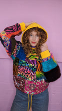 Load image into Gallery viewer, Shangri La Patchwork Hooded Pullover Size S