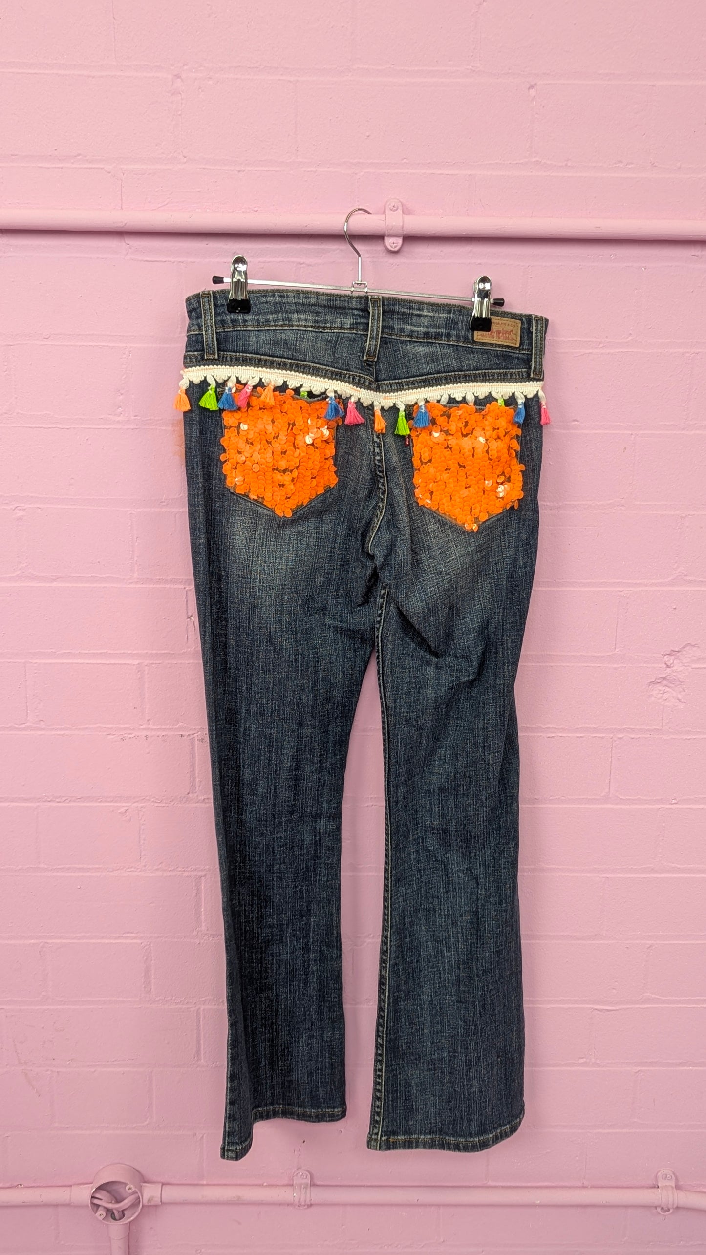 Rework Levi Jeans in Tangerine Dream