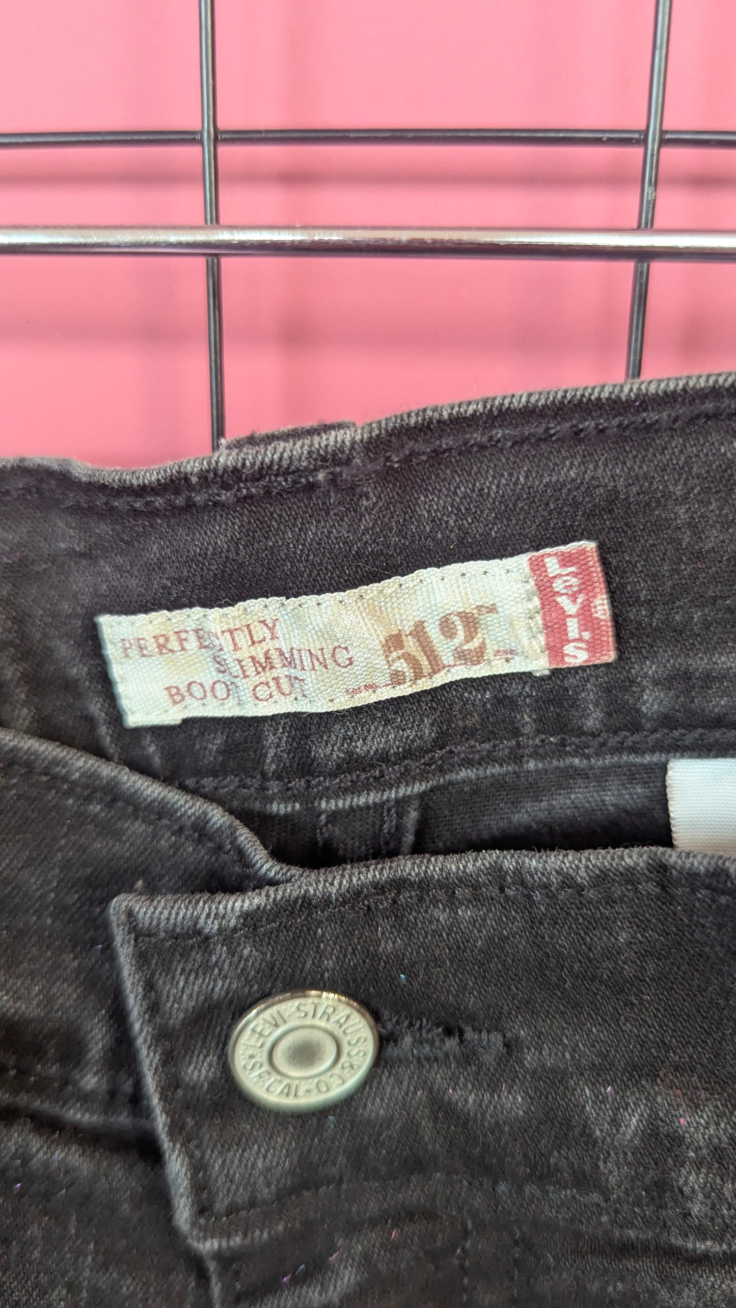 * Rework Levi Jeans - Black w/ Fringing Yee Haw