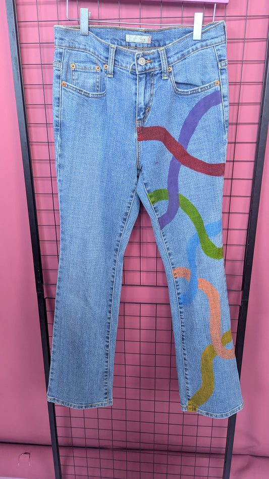 * Rework Levi Jeans - Rainbow Ribbons