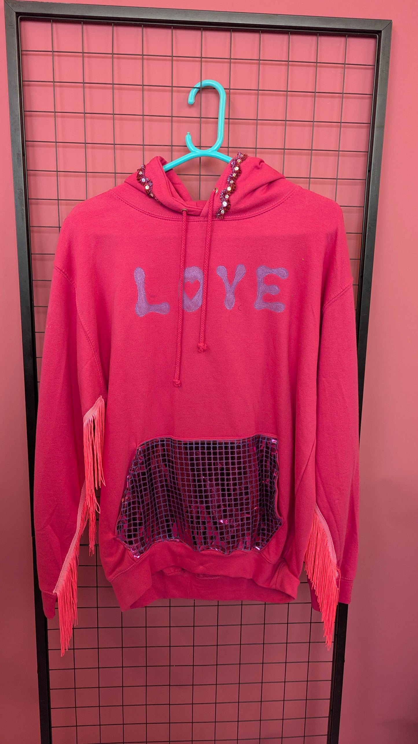 Rework Hand Painted Hoodie
