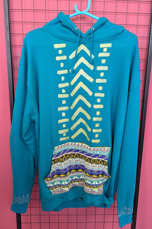 Rework Hand Painted Hoodie