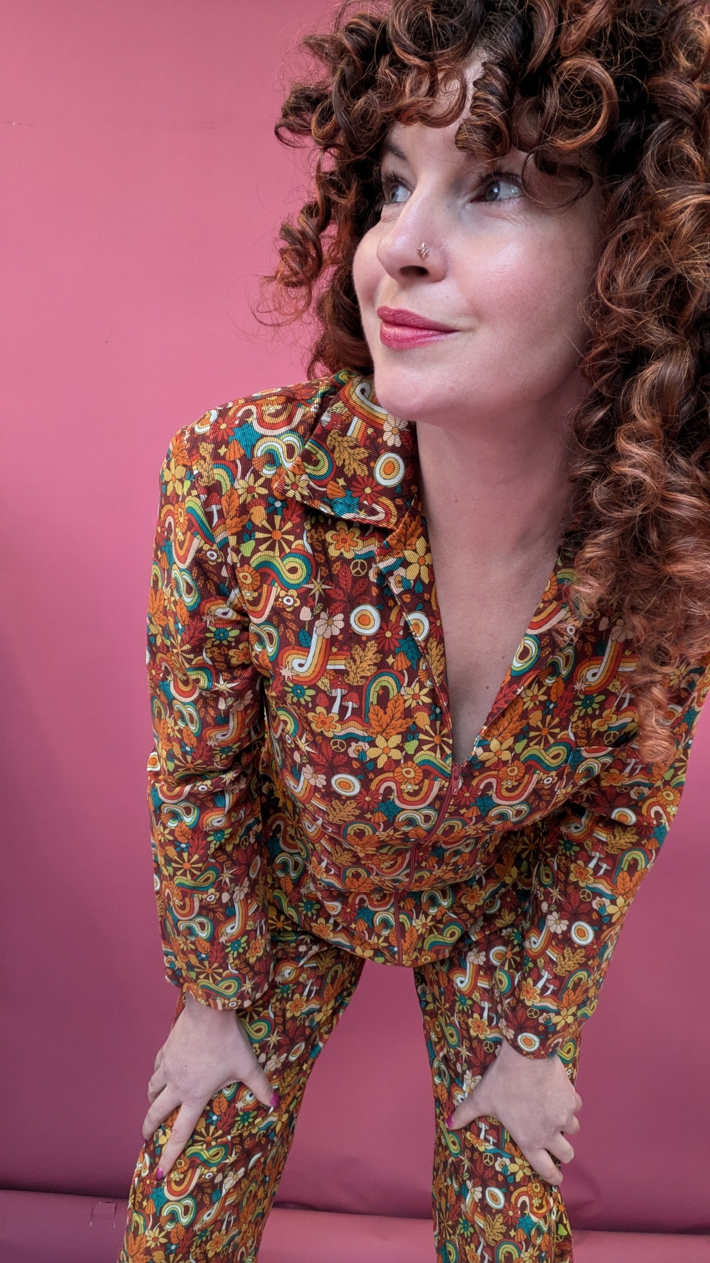 Boilersuit in Retro Autumn - Sample