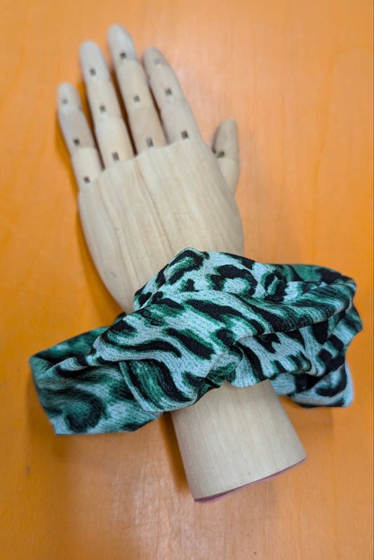 Green Scrunchie - 6 Colourways - Megan Crook