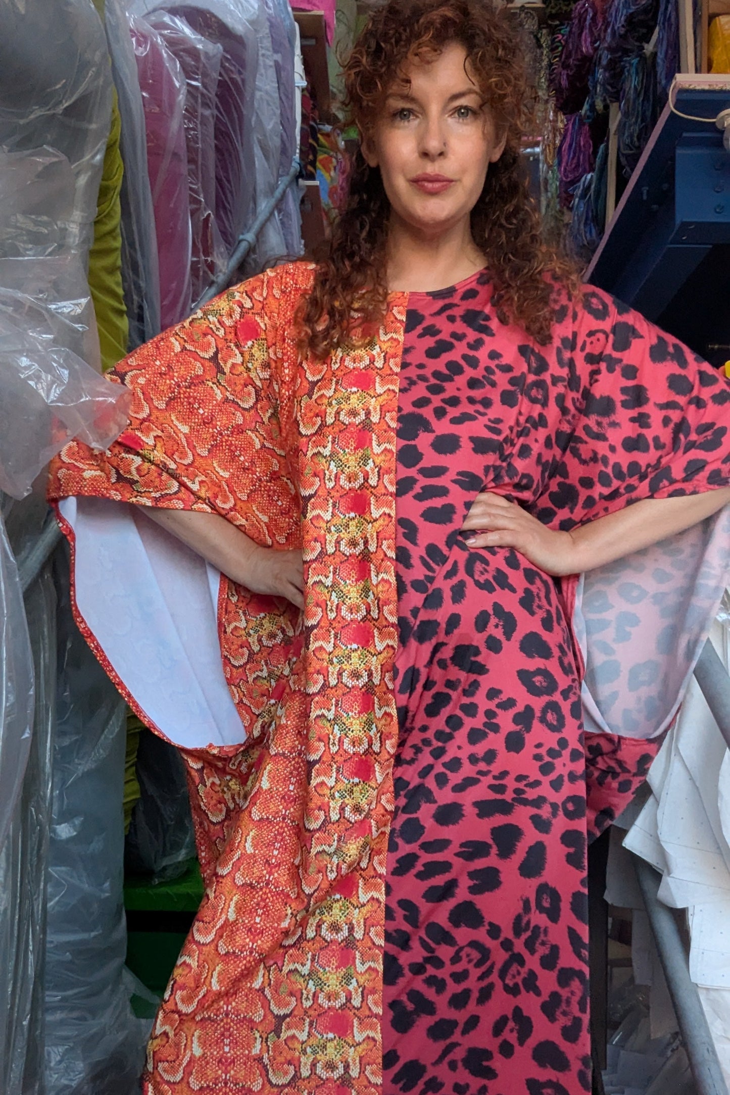 Leopard & Snakeskin Kaftan