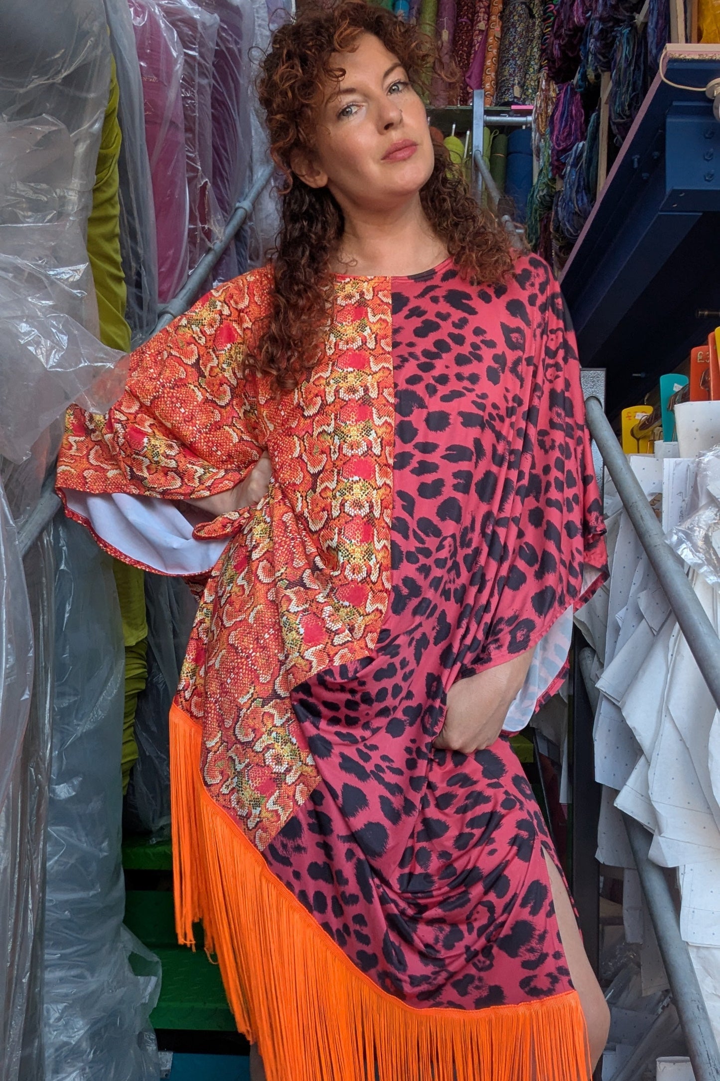 Leopard & Snakeskin Kaftan