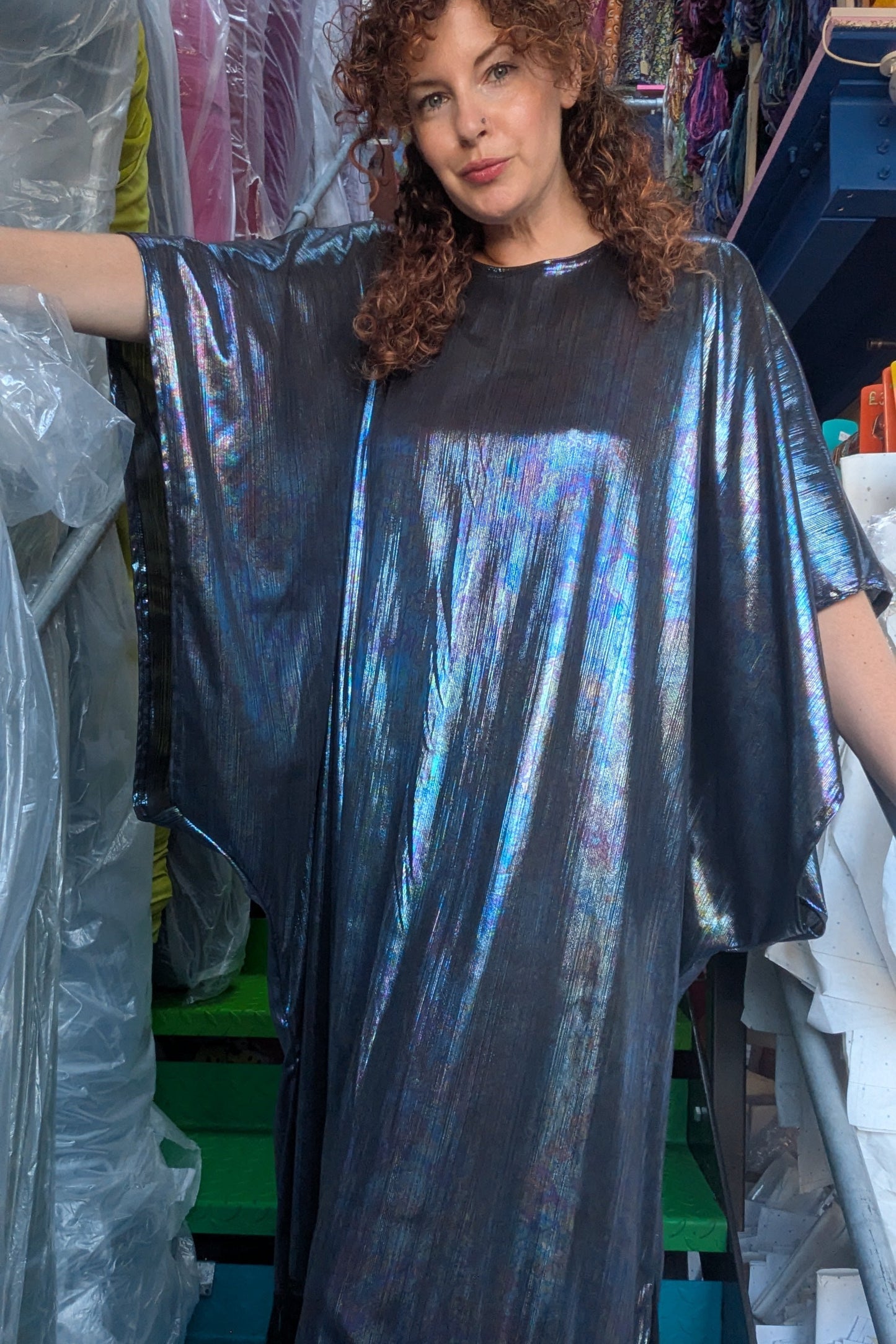 Oilslick Shimmer Kaftan