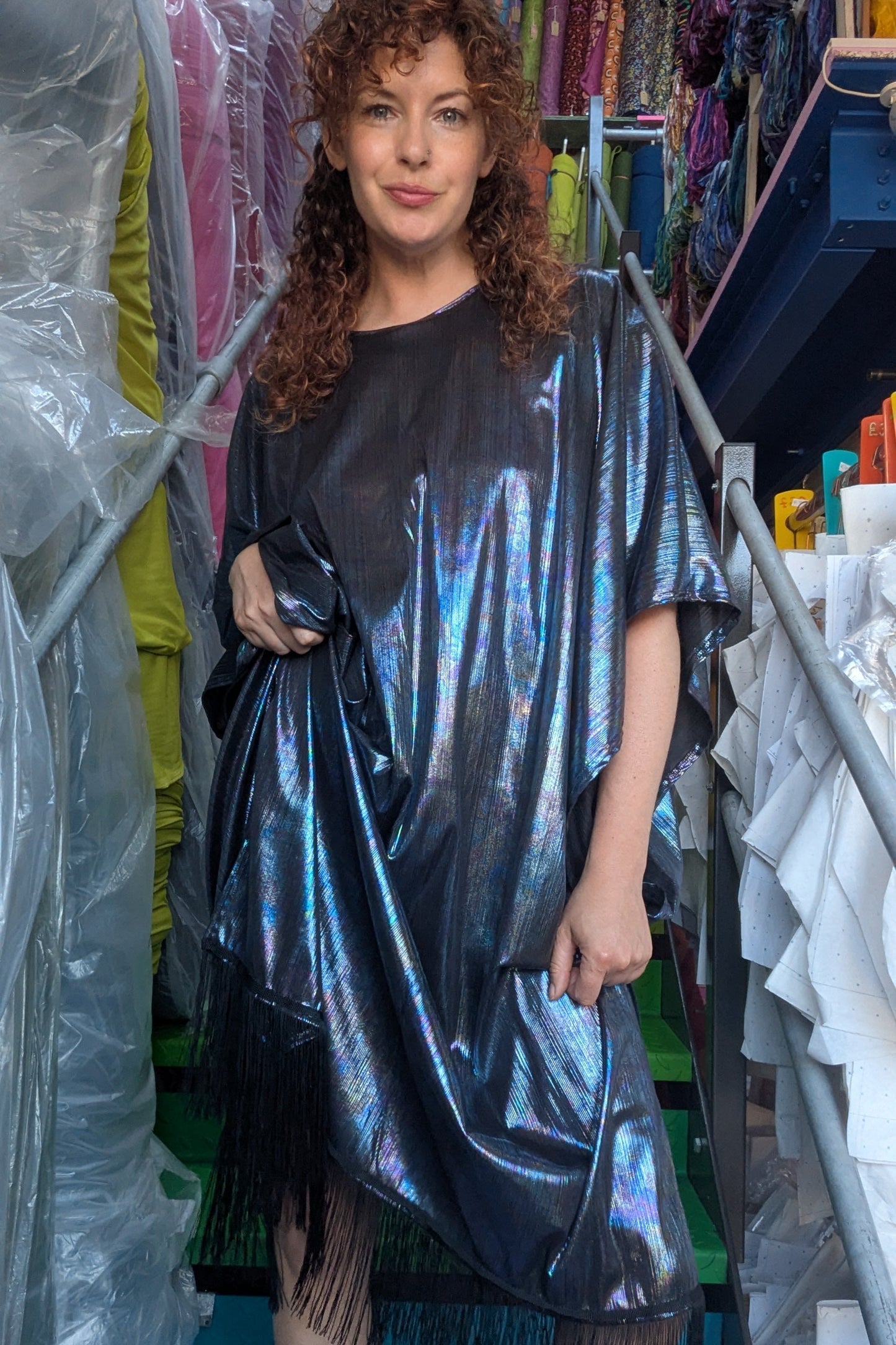 Oilslick Shimmer Kaftan