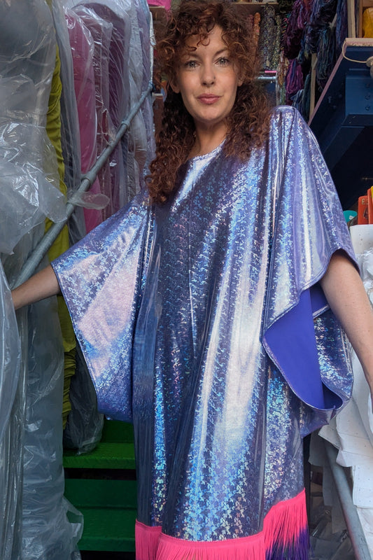 Mirrorball Shimmer Cropped Kaftan
