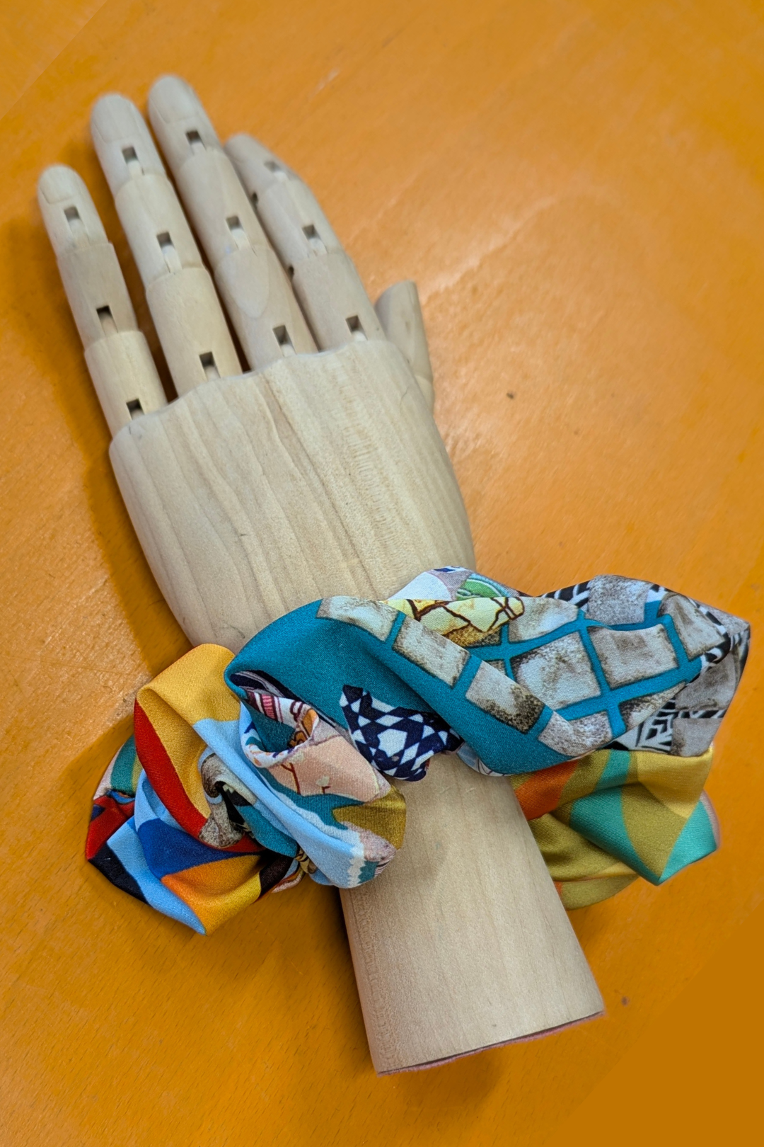 Patchwork Hair Scrunchie - 16 Colourways - Megan Crook