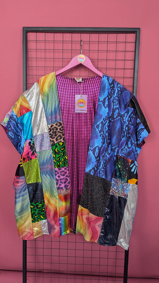 Zero Waste Patchwork Reversible Kimono