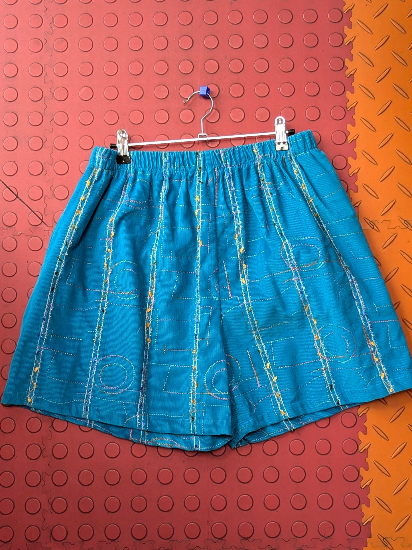 Wide Leg Needlecord Shorts in Paisley + 2 Colours