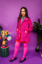 Load image into Gallery viewer, Corduroy Long Chore Jacket in Raspberry Pink